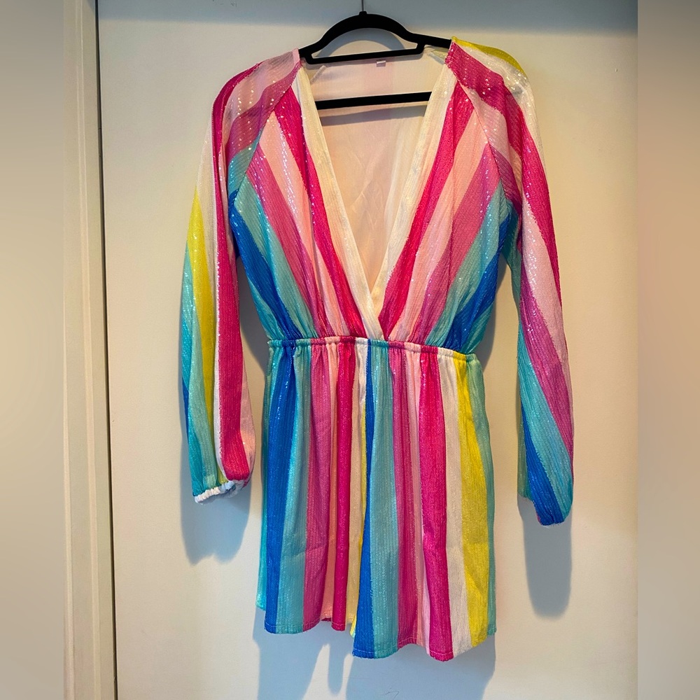 Eras Tour Lover Sequin Romper Size L